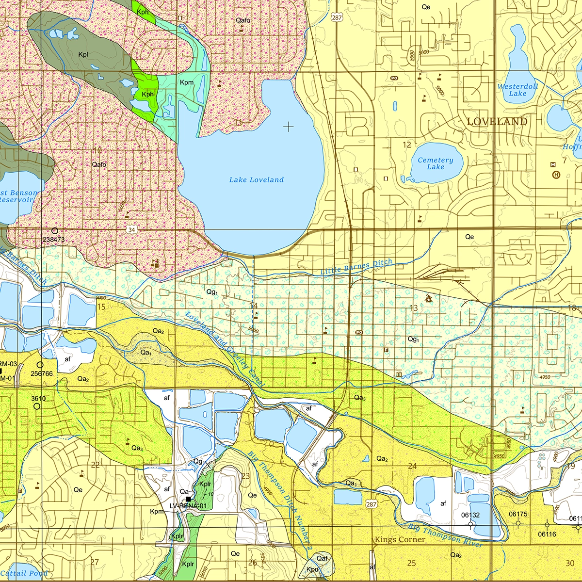 OF-23-03 Geologic Map of the Loveland Quadrangle