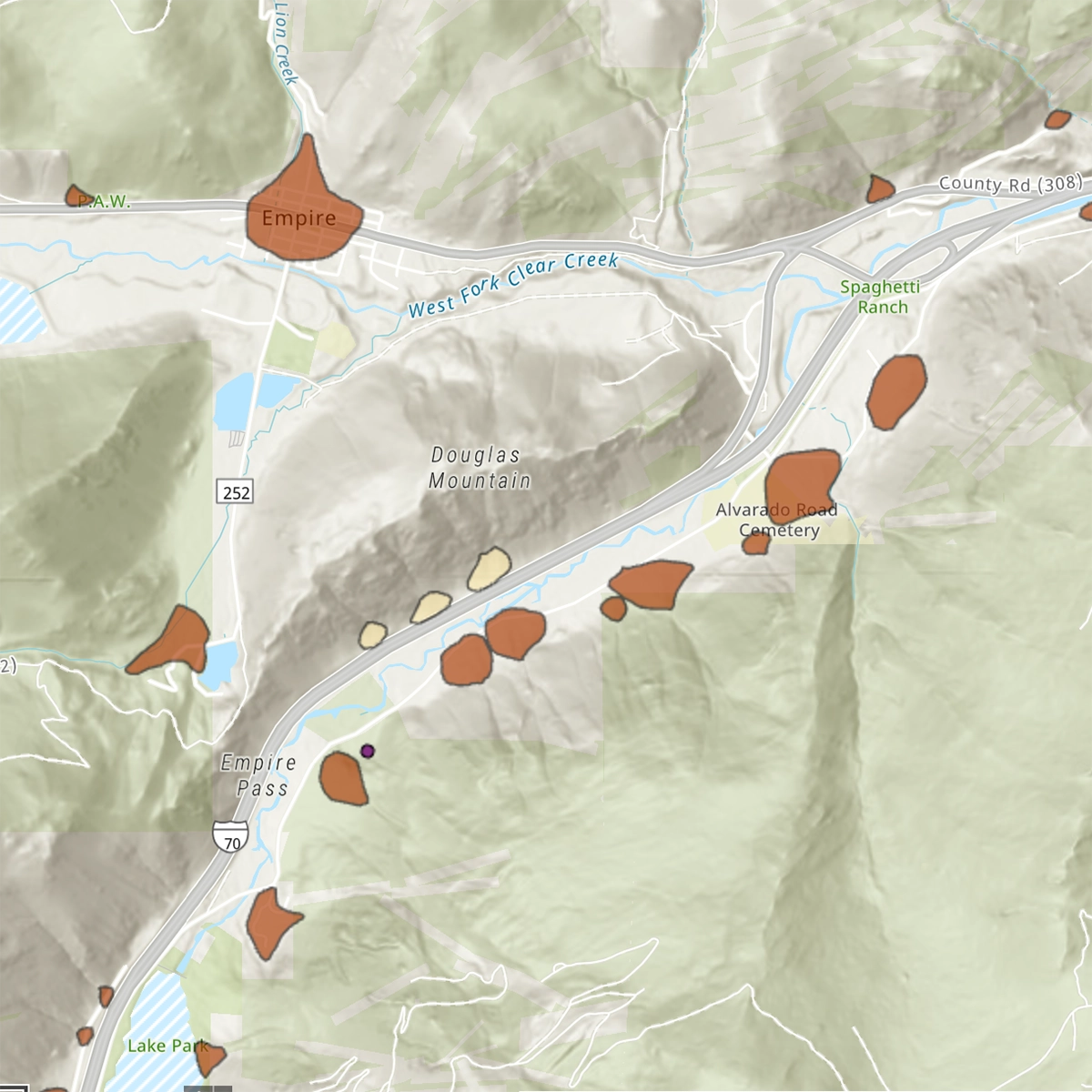 ON-006-17M Alluvial Fan Mapping of Clear Creek County, Colorado (Map)