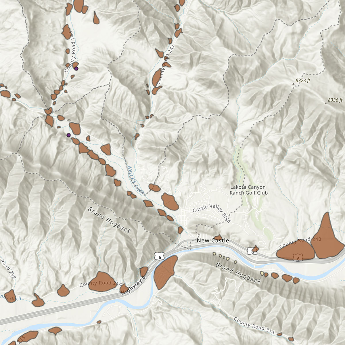 ON-006-21M Alluvial Fan Mapping of Garfield County, Colorado (Map)
