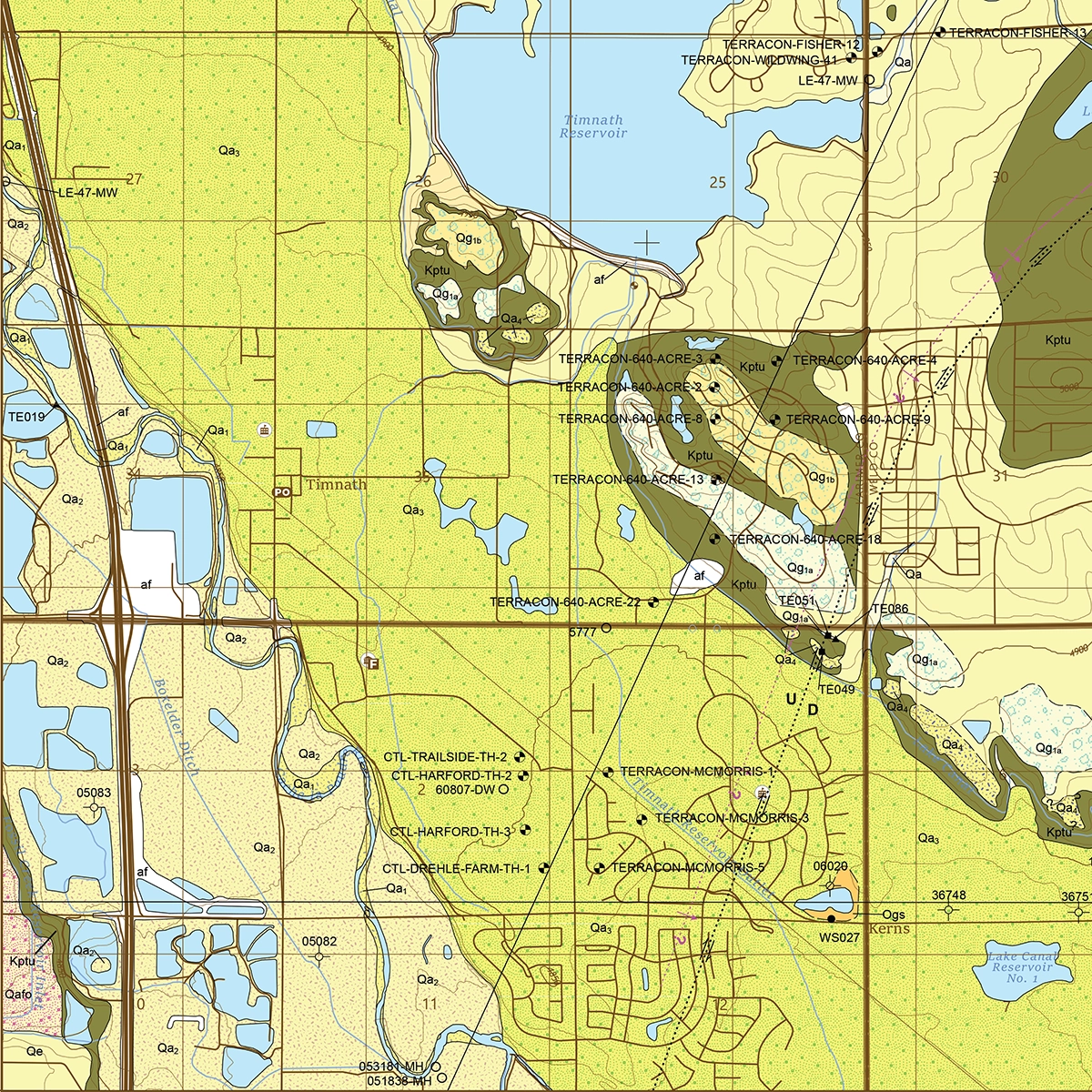 OF-24-02 Geologic Map of the Timnath Quadrangle, Larimer and Weld Counties, Colorado