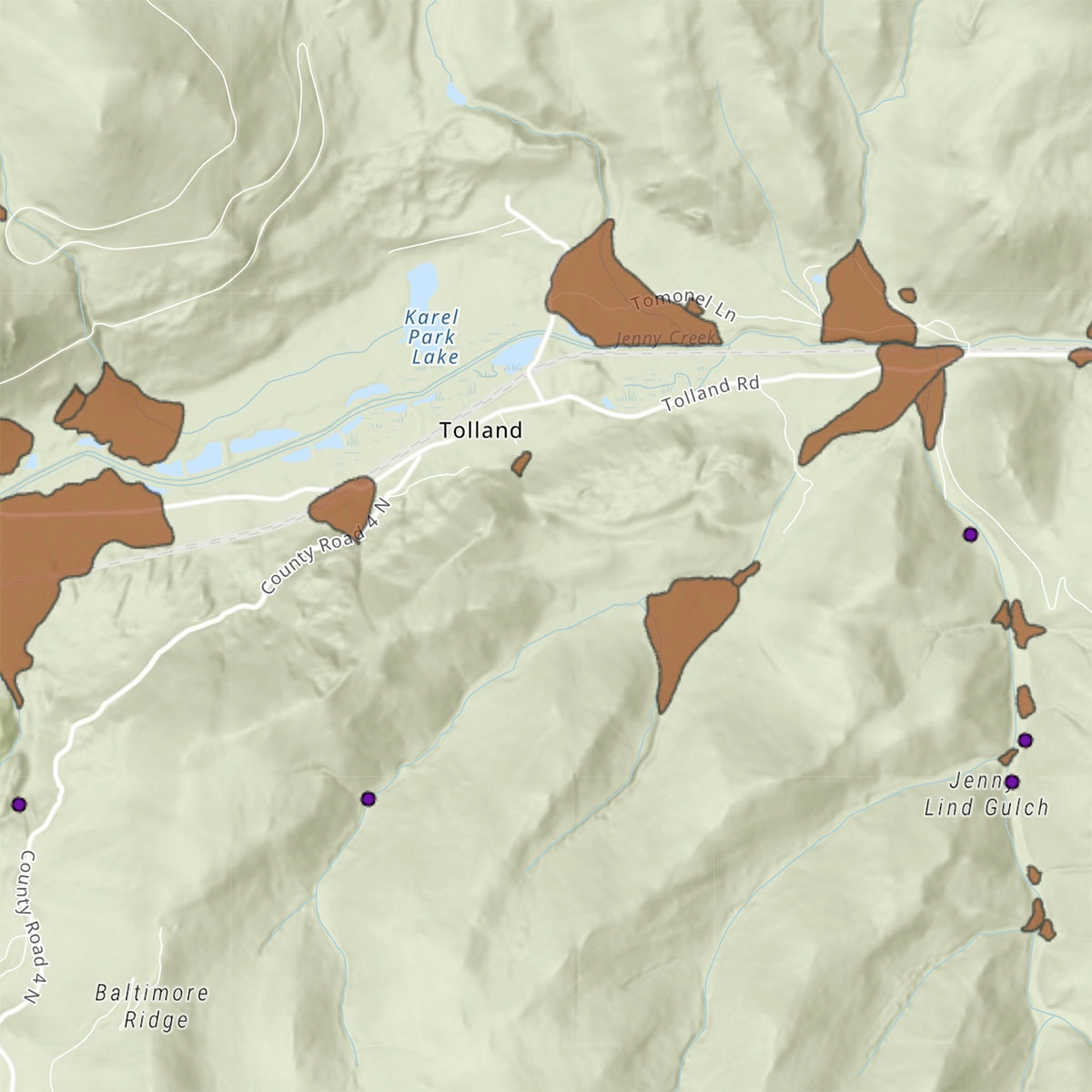 ON-006-22M Alluvial Fan Mapping of Gilpin County, Colorado (Map)