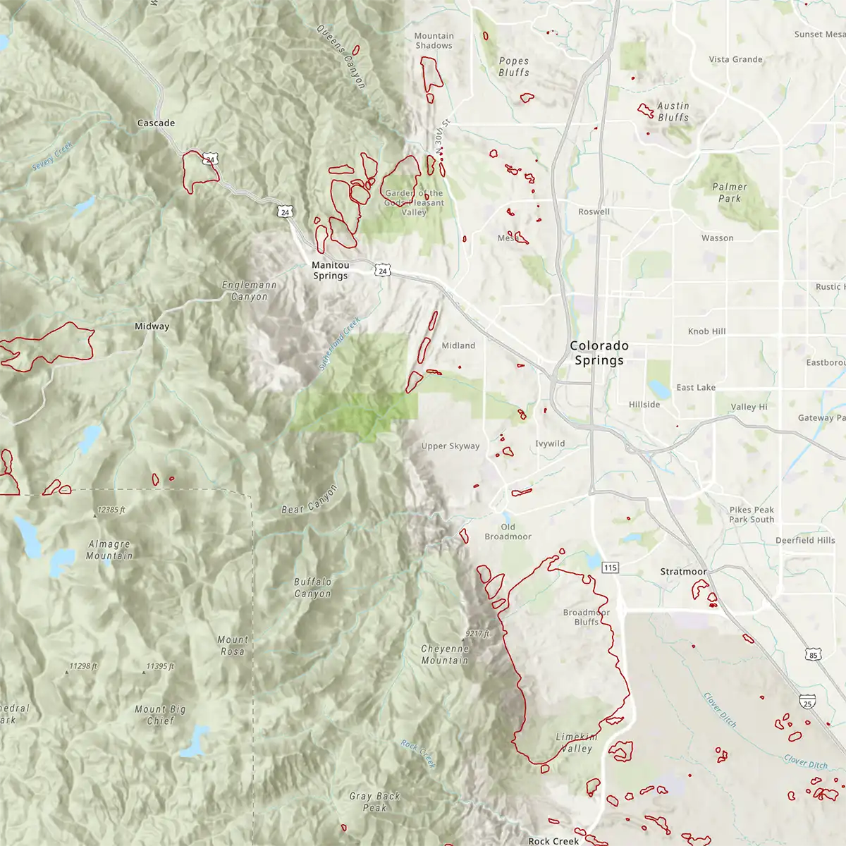 ON-006-11D Lidar-based Landslide Inventory of El Paso County, Colorado (Data) - v20260617