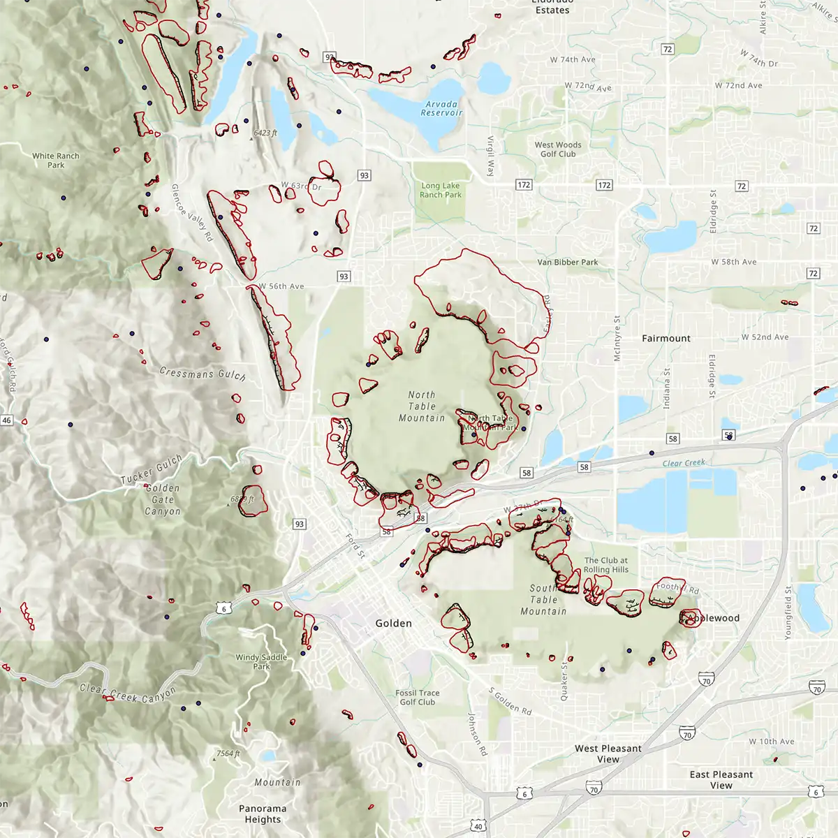 ON-006-25D Lidar-based Landslide Inventory of Jefferson County, Colorado (Data) - v20260617