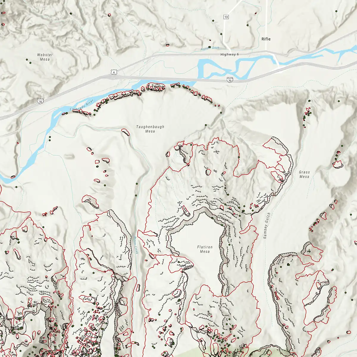 ON-006-33D Lidar-based Landslide Inventory of Garfield County, Colorado (Data) - v20261022