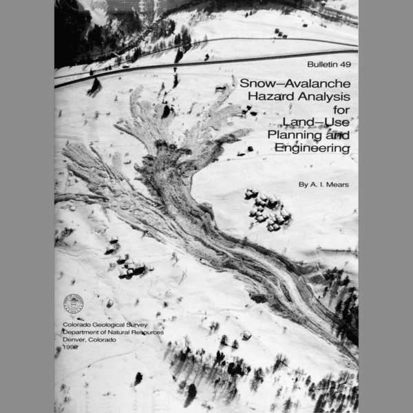 B-49 Snow-Avalanche Hazard Analysis for Land-Use Planning and Engineering