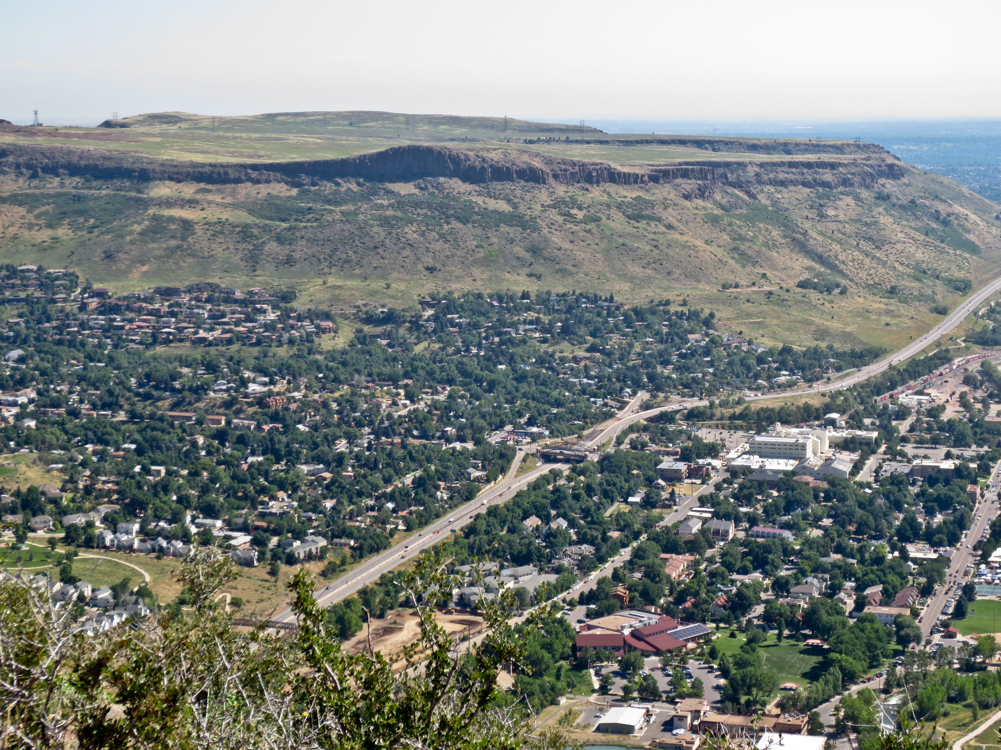 North Table Mountain stands between Golden and the wider Denver metro area in the background. Photo credit: Vince Matthews for the CGS.