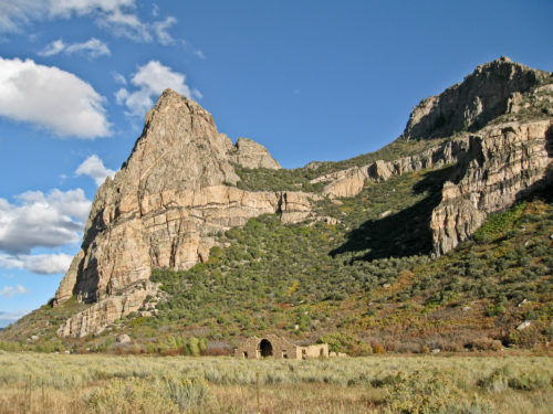 Precambrian igneous and metamorphic rocks in Unaweep Canyon, Mesa County, Colorado. Photo credit: Vince Matthews for the CGS.