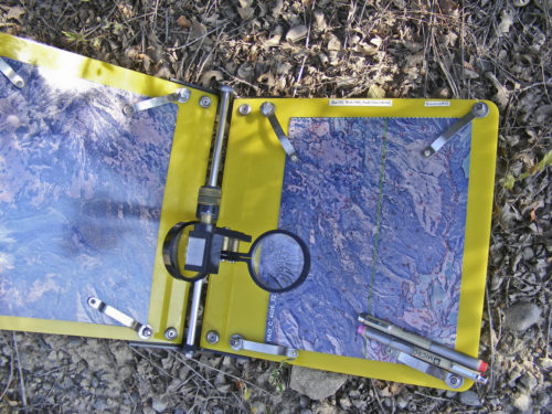 Aerial mapping tools, Paonia Quadrangle, Colorado, August, 2013. Photo credit: Dave Noe for the CGS.