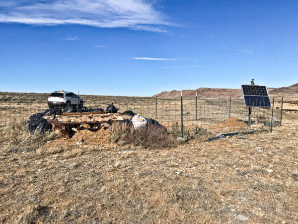 This station is located near Red Feather Lakes in north-central Colorado, close to the border with Wyoming. Photo credit: Kyren Bogolub for the CGS.
