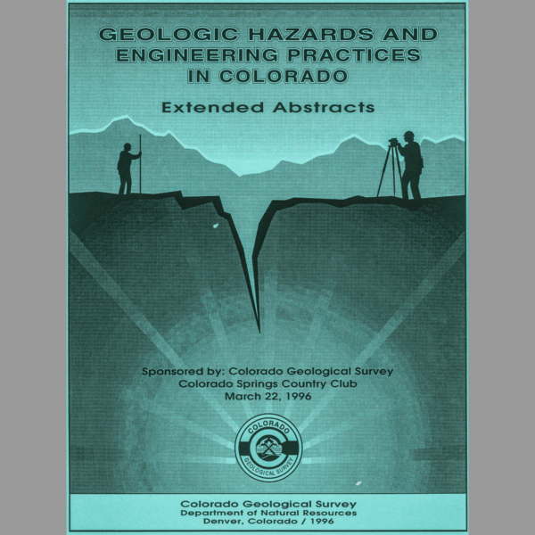 HAZ-1996-01 Geologic Hazards and Engineering Practices in Colorado