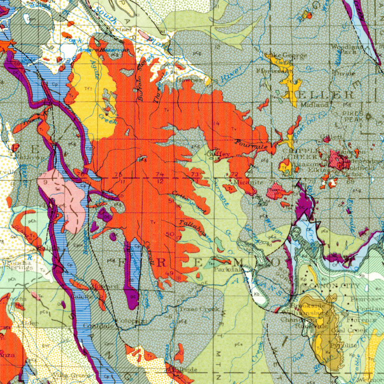 HM-03 1935 Geologic Map of Colorado (Burbank) - Colorado Geological Survey