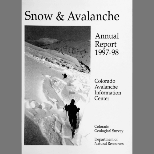 IS-46 Snow and Avalanche: Colorado Avalanche Information Center Annual Report, 1997-1998