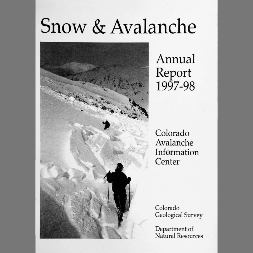 IS46 Snow and Avalanche Colorado Avalanche Information Center Annual