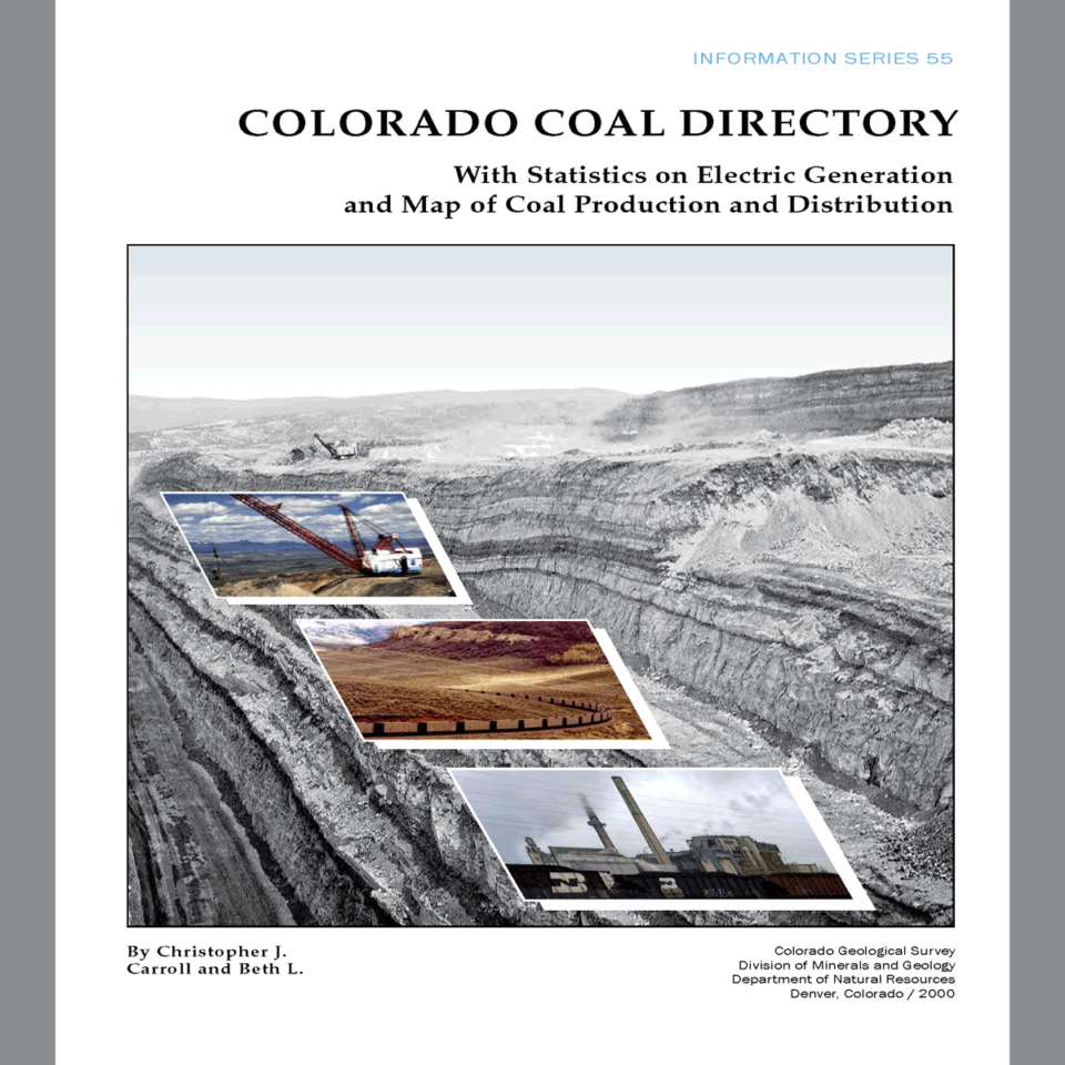 Coal Colorado Geological Survey 7956