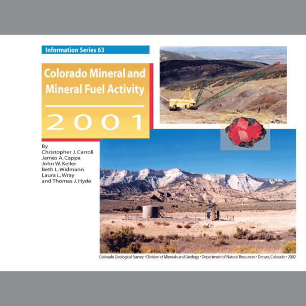 IS-63 Colorado Mineral and Mineral Fuel Activity 2001