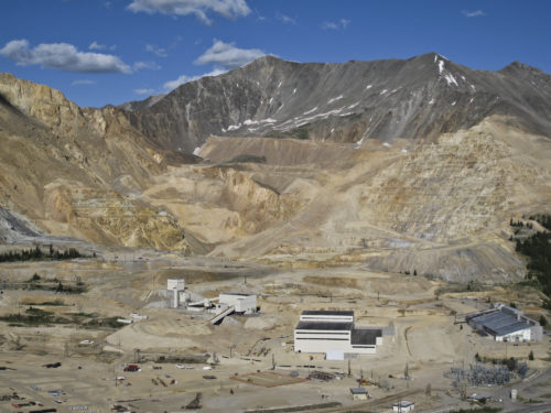 Colorado is home to several world-class molybdenum deposits including the alkaline felsic intrusive deposits of the Climax Mine—once the largest moly mine in the world—in Lake County, Colorado, July 2010. Photo credit: Vince Matthews for the CGS.
