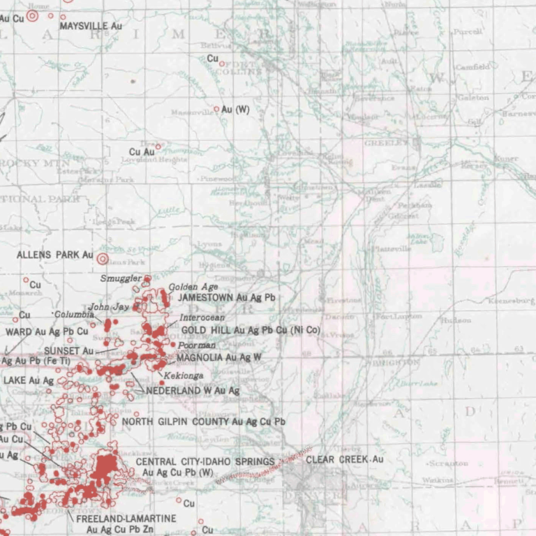 MI-01 Mineral Resources of Colorado - Colorado Geological Survey