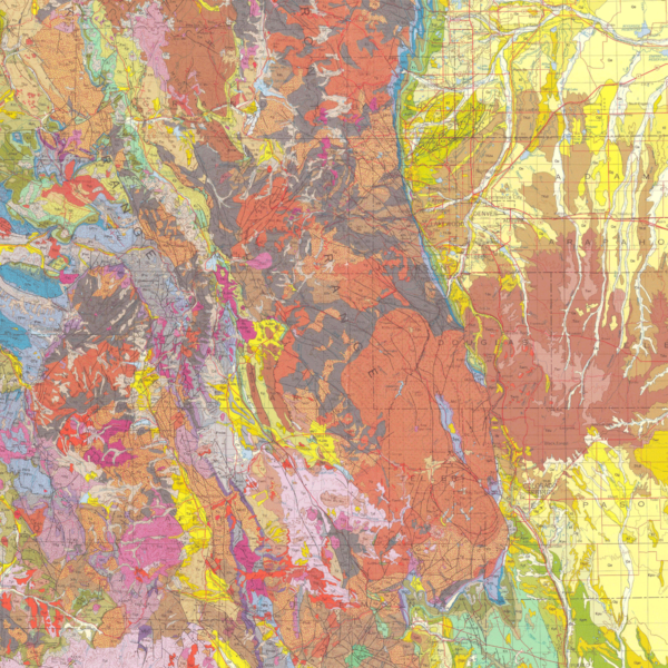 MI-16 1979 Geologic Map of Colorado (Tweto) (detail)
