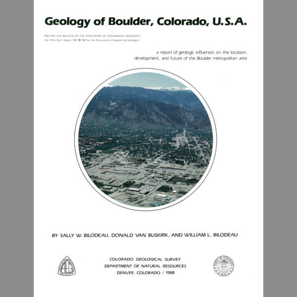 MI-29 Geology of Boulder, Colorado, U.S.A.