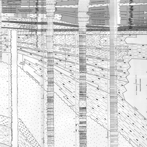 MI-34 Detailed Cross Sections Correlating Upper Cretaceous and Lower Tertiary Rocks between the Uinta Basin of Eastern Utah and Western Colorado and the Piceance Basin of Western Colorado (detail)