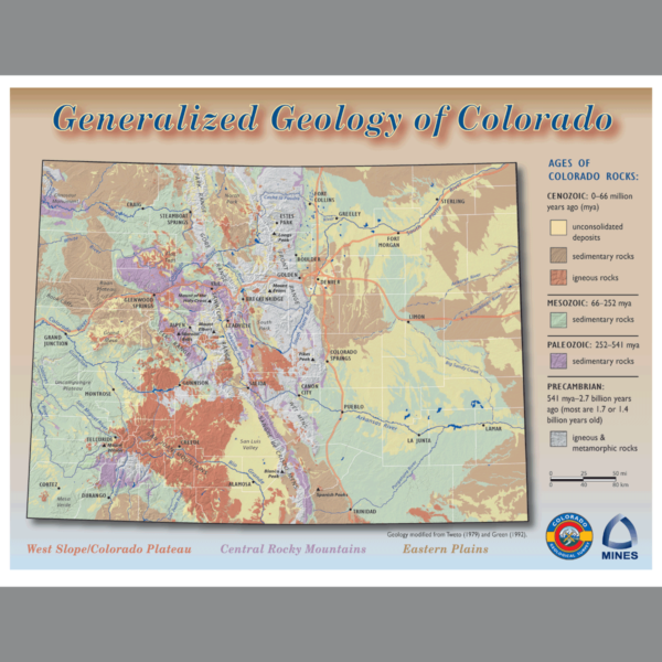 MI-49 Geology of Colorado Postcard