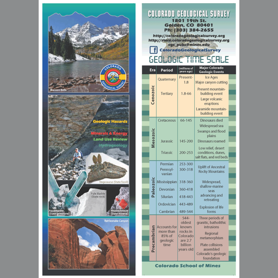 Colorado Geological Survey Colorado Geological Survey 4025