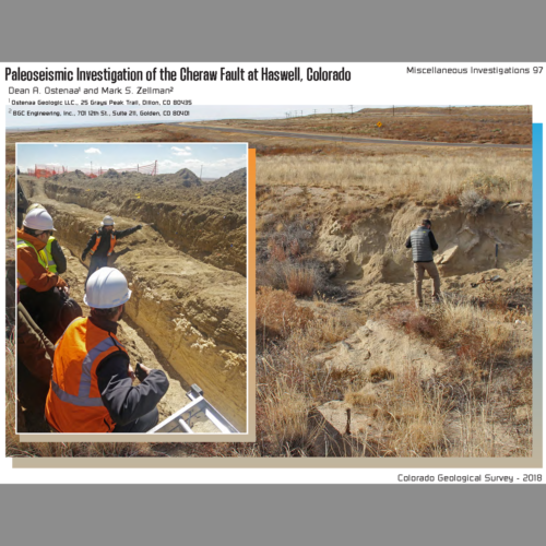 MI-97 Paleoseismic Investigation of the Cheraw Fault at Haswell, Colorado