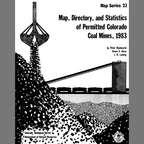 MS-23 Map, Directory, and Statistics of Permitted Colorado Coal Mines, 1983