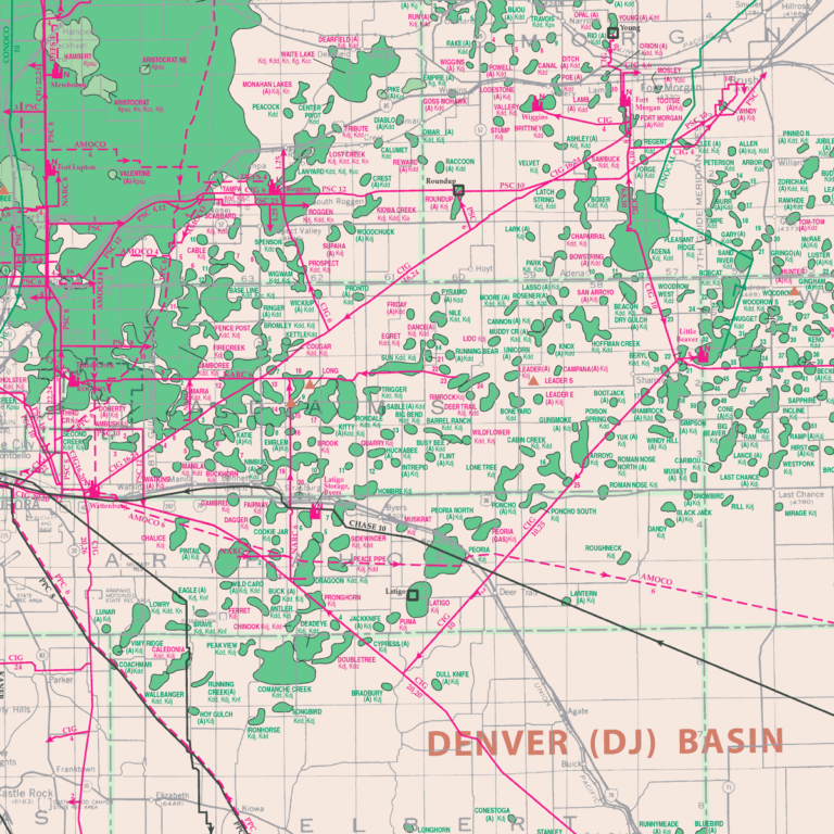 MS-33 Oil and Gas Fields Map of Colorado - Colorado Geological Survey