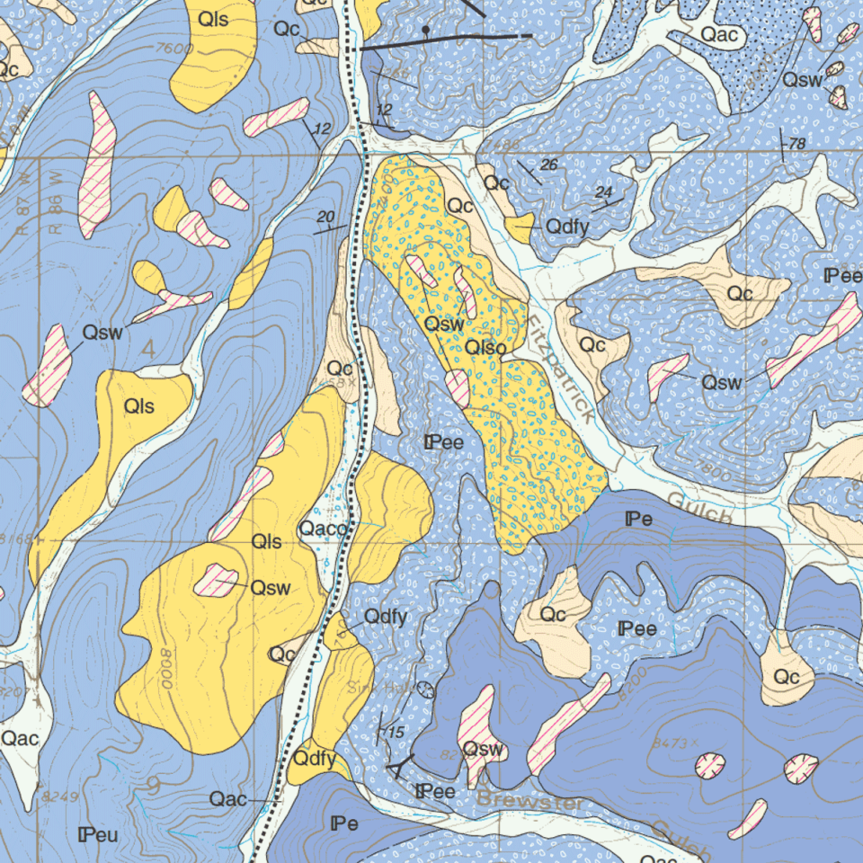 MS-37 Geologic Map of the Cottonwood Pass Quadrangle, Eagle and ...