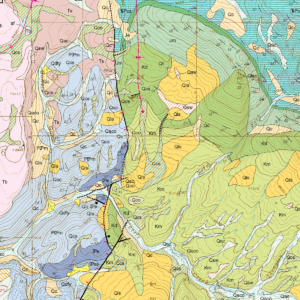 MS-40 Geologic Map of the Leon Quadrangle, Eagle and Garfield Counties, Colorado (detail)