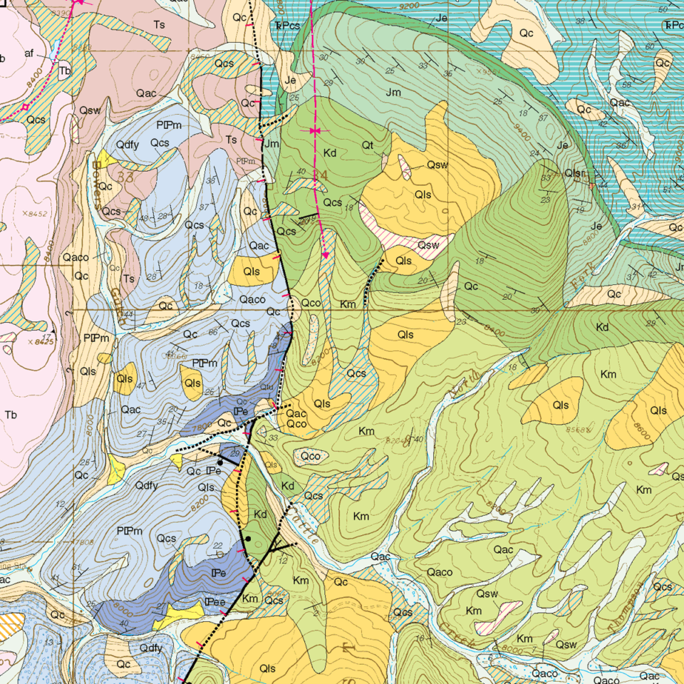 MS-40 Geologic Map of the Leon Quadrangle, Eagle and Garfield Counties ...