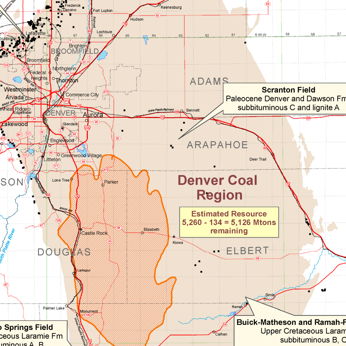 MS-43 Coal Resource Maps of Colorado - Colorado Geological Survey