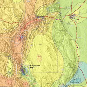 MS-45 Interpretive Geothermal Heat Flow Map of Colorado (detail)