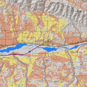 MS-47 Collapsible Soil Susceptibility Map of the Colorado River Corridor in the Vicinity of Rifle, Garfield County, Colorado (detail)