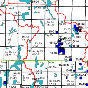 OF-00-06 Evaluation of Mineral and Mineral Fuel Potential of Chaffee, Gunnison, Lake, and Pitkin Counties State Mineral Lands Administered by the Colorado State Land Board (detail)