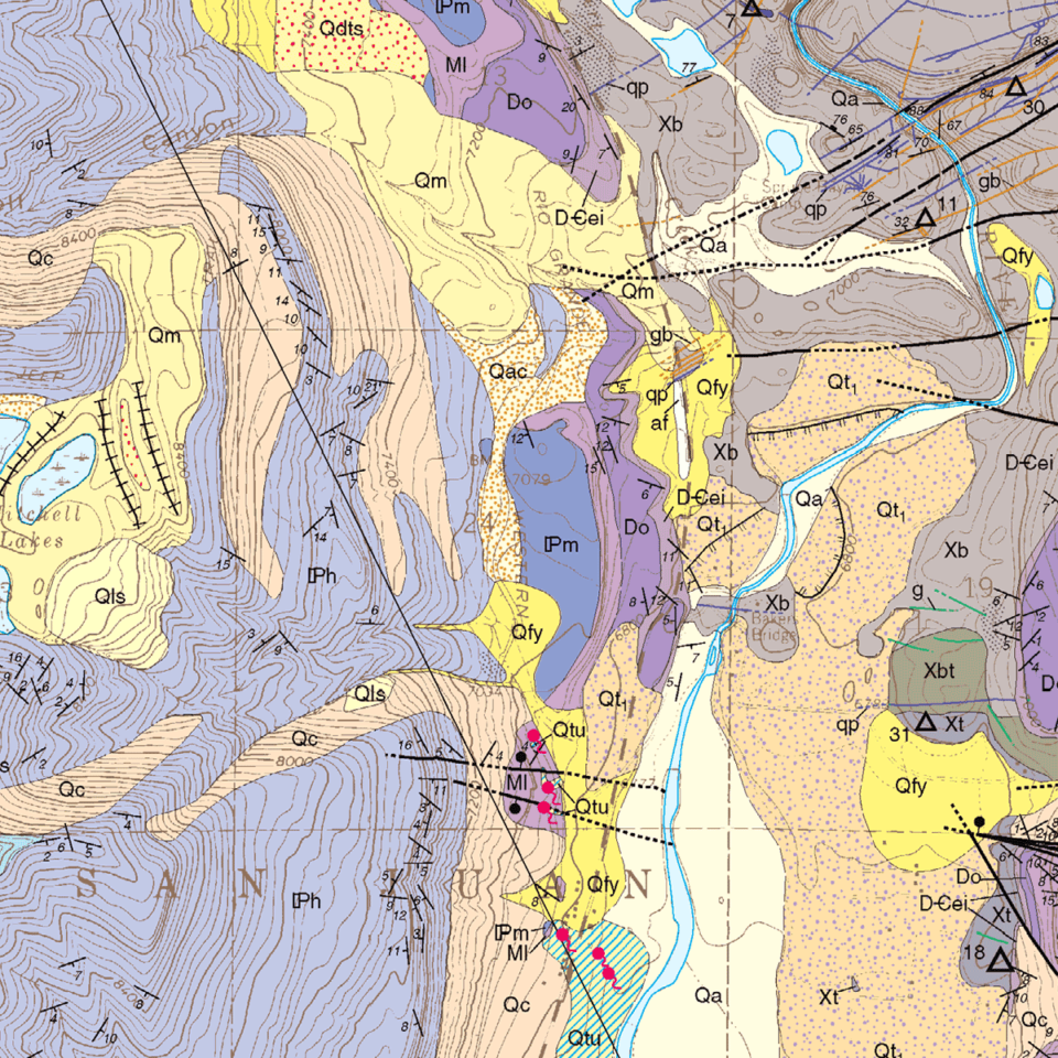 OF-02-01 Geologic Map of the Hermosa Quadrangle, La Plata County ...