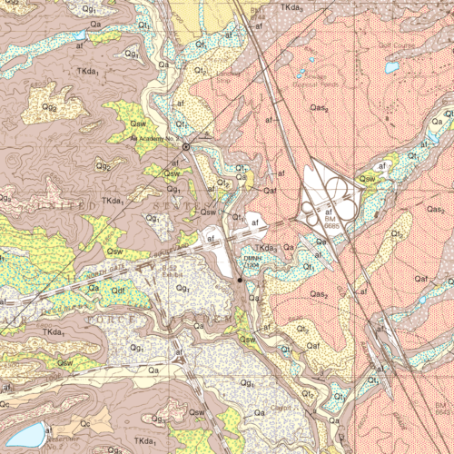 OF0204 Geologic Map of the Monument Quadrangle, El Paso County, Colorado