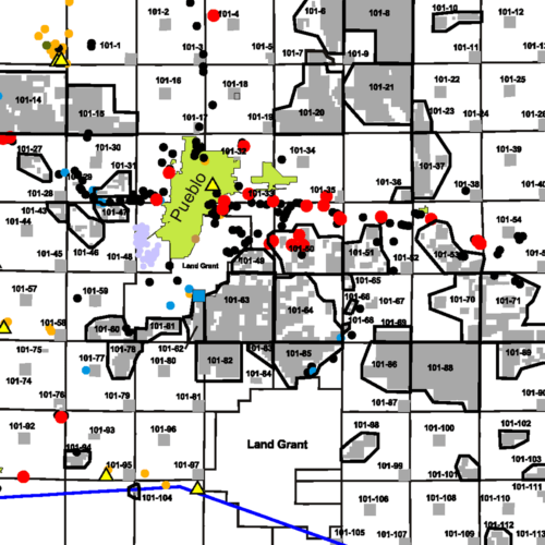 OF0222 Evaluation of Mineral and Mineral Fuel Potential of Pueblo County State Mineral Lands