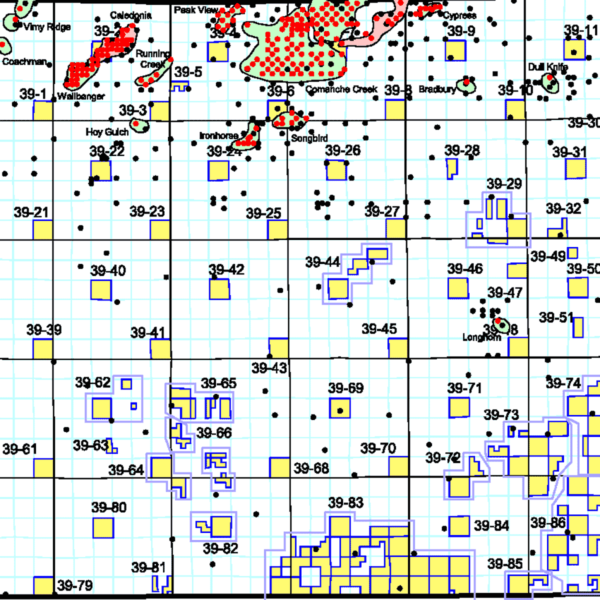 OF-03-10 Evaluation of Mineral and Mineral Fuel Potential of Douglas and Elbert Counties State Mineral Lands Administered by the Colorado State Land Board (detail)