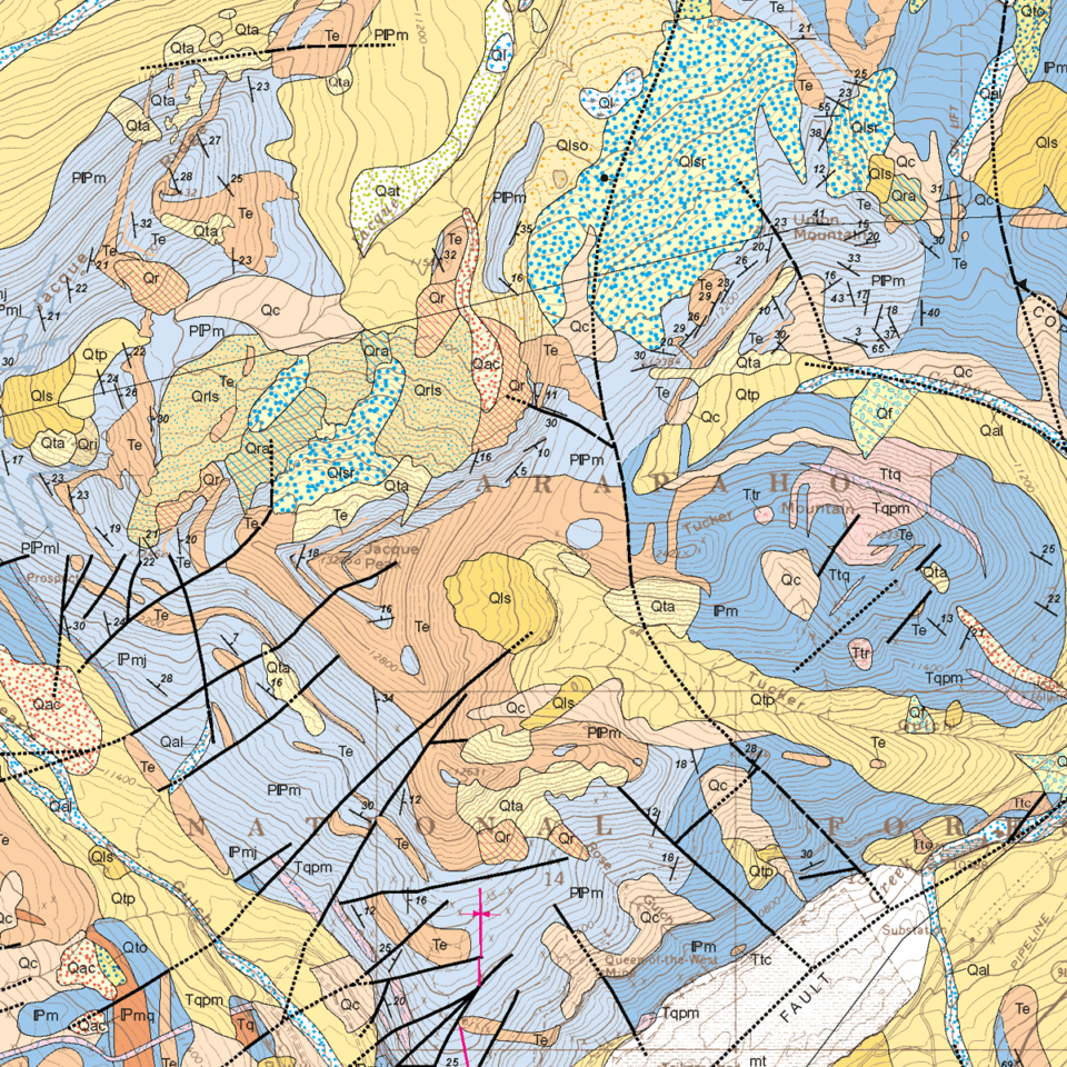 OF-03-20 Geologic Map of the Copper Mountain Quadrangle, Summit, Eagle ...