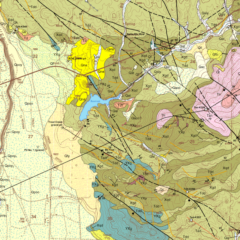 OF-04-04 Geologic Map of the Buena Vista East Quadrangle, Chaffee ...