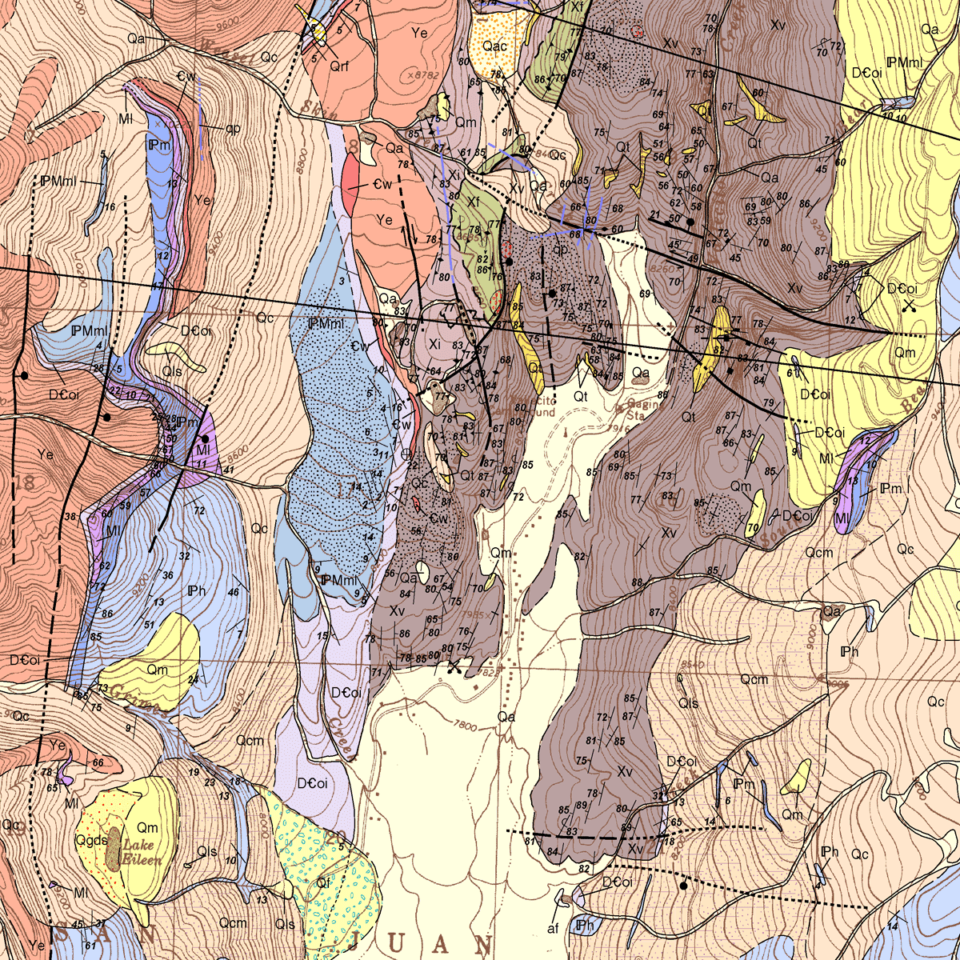 OF-04-09 Geologic Map of the Vallecito Reservoir Quadrangle, La Plata ...