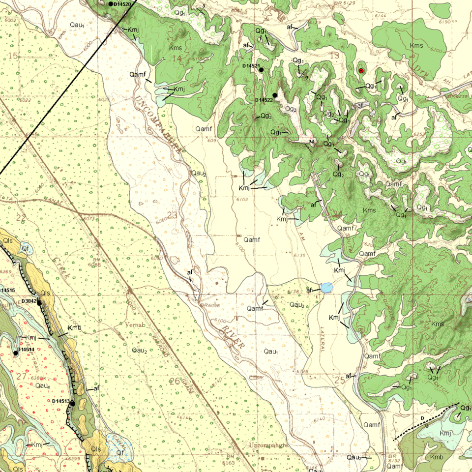 OF-07-02 Geologic Map of the Montrose East Quadrangle, Montrose County ...