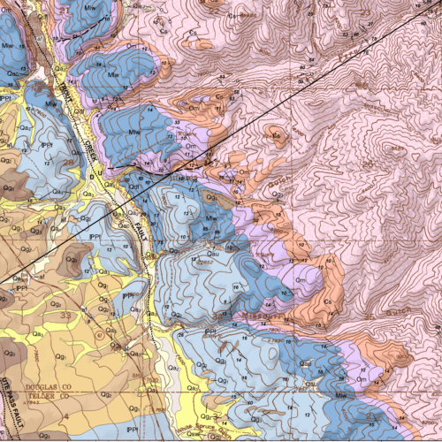 OF-08-16 Geologic Map of the Dakan Mountain Quadrangle, Douglas, Teller ...