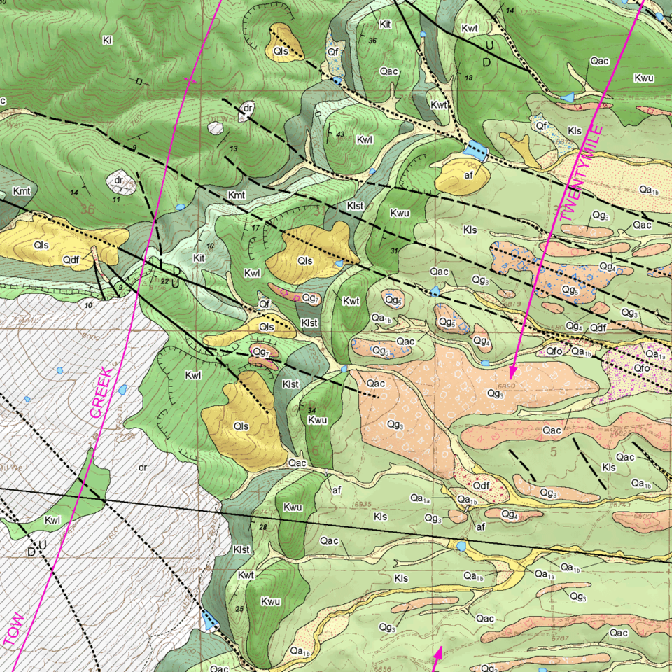 OF1304 Geologic Map of the Milner Quadrangle, Routt County, Colorado