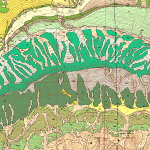 OF-14-11 Geologic Map of the Rules Hill Quadrangle, La Plata County, Colorado (detail)