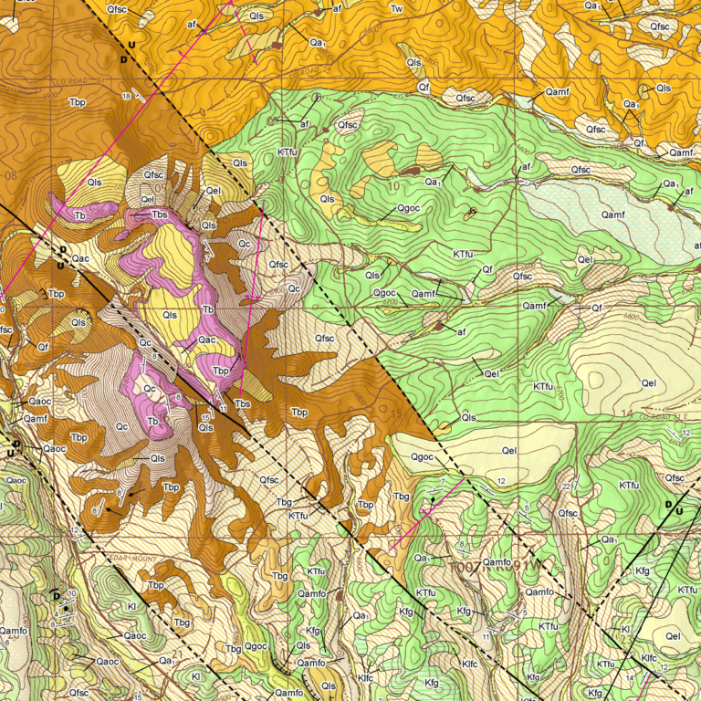 OF1412 Geologic Map of the Craig Quadrangle, Moffat County, Colorado