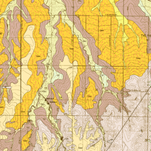 OF-16-02 Geologic Map of the Watkins Quadrangle, Arapahoe and Adams Counties, Colorado (detail)