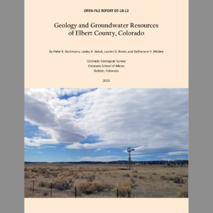 OF-18-12 Geology and Groundwater Resources of Elbert County, Colorado